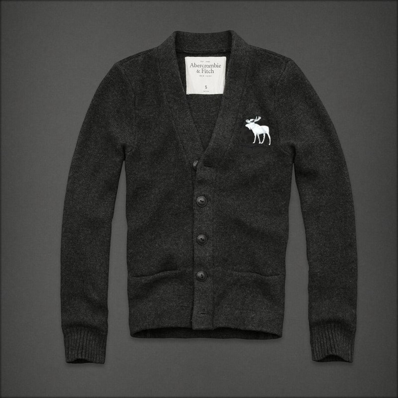 Abercrombie Fitch Hombres Cardigan Jersey AF6372